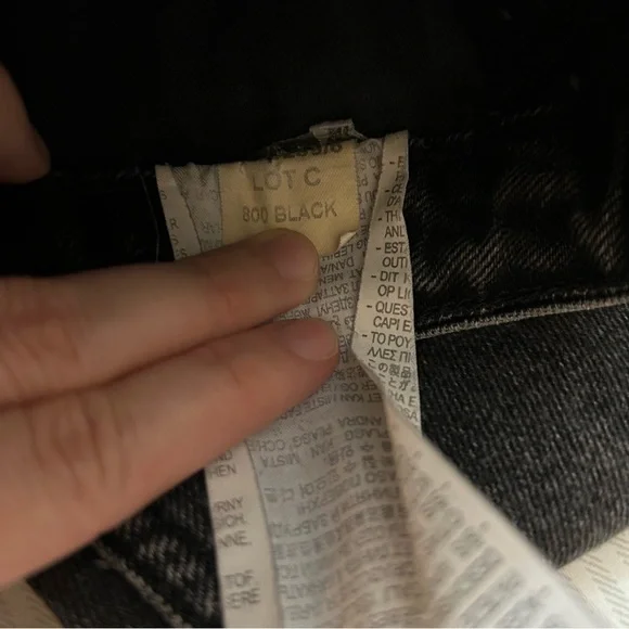 Zara Black Denim Jeans - Picture 5 of 5